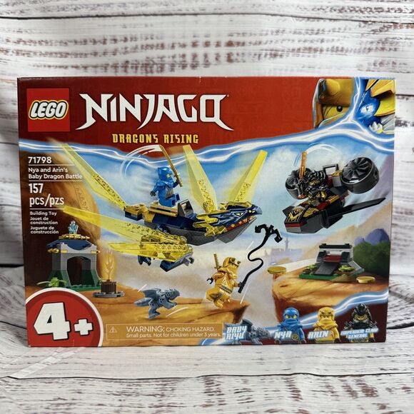 Lego Ninjago 71798 Nya and Arins Baby Dragon Battle 157 Pieces New - Picture 1 of 5